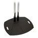 Premier Mounts PSD-TL72 Dual-Pole Floor Stand - Up to 160lb Plasma Display - Black, Chrome - Floor-mountable
