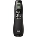 Logitech R800 Laser Presentation Remote - For Visual Presenter LCD - Radio Frequency - 100 ft (30480 mm) Operating Distance - AAA - Black - 1 Pack