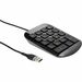 Targus Numeric Keypad - Cable Connectivity - USB Interface - ChromeOS - PC, Mac - Black