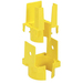 Panduit FiberRunner FIDT2X2YL Inside Diameter Corrugated Tubing - Floor Guard - Yellow - 1 Pack