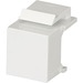 Black Box GigaStation2 Snap Fitting Blank Faceplate Module - White - TAA Compliant