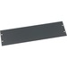 Middle Atlantic 3RU Black Rack Panel - Aluminum - Pack of 6 - Black - 6 Pack - 5.3" Height