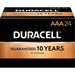 Duracell Coppertop Alkaline AAA Battery - MN2400 - For Multipurpose - AAA - 1150 mAh - 1.5 V DC - 144 / Box