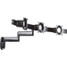 Chief KWD320 Triple Horizontal Monitor Arm Wall Mount - 30 lb - Black
