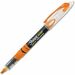Sharpie Pen-style Liquid Ink Highlighters - Micro Marker Point - Chisel Marker Point Style - Fluorescent Orange Pigment-based Ink - 12 / Dozen