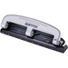 Bostitch EZ Squeeze™ 12 Three-Hole Punch - 3 Punch Head(s) - 12 Sheet - 9/32" Punch Size - 3" x 1.6" - Black, Silver