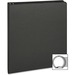 Business Source Basic Round-ring Binder - 1" Binder Capacity - Letter - 8 1/2" x 11" Sheet Size - 3 x Round Ring Fastener(s) - Inside Front & Back Pocket(s) - Chipboard, Polypropylene - Black - 272.2 g - Exposed Rivet, Non Locking Mechanism, Open and Clos