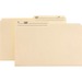 Smead 1/2 Tab Cut Legal Recycled Top Tab File Folder - 9 1/2" x 14 5/8" - 3/4" Expansion - Top Tab Location - Second Tab Position - Manila - 10% Recycled - 100 / Box