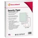 DocuGard Inkjet, Laser Security Paper - Green - Letter - 8 1/2" x 11" - 24 lb Basis Weight - 500 / Ream - Tamper Resistant, Erasure Protection, Watermarked, CMS Approved