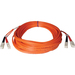 Eaton Tripp Lite Series Duplex Multimode 50/125 Fiber Patch Cable (SC/SC), 2M (6 ft.) - SC Male - SC Male - 2m - Orange