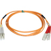 Eaton Tripp Lite Series Duplex Multimode 50/125 Fiber Patch Cable (LC/SC), 15M (50 ft.) - LC Male - SC Male - 49.21ft