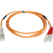 Eaton Tripp Lite Series Duplex Multimode 50/125 Fiber Patch Cable (LC/SC), 50M (164 ft.) - LC Male - SC Male - 164.04ft