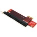 StarTech.com PCI Express X1 to X16 LP Slot Extension Adapter - 1 x PCI Express x16