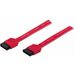 Manhattan 7-Pin Male to Male SATA Data Cable, 20" , Red - Connects SATA Drive to SATA Controller