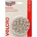 VELCRO® 90090 General Purpose Sticky Back - 0.63" Dia - Adhesive Backing - Dispenser Included - 75 / Carton - White