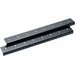 Middle Atlantic 2RU 10-32 Rackrail - Steel - Black