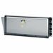 Middle Atlantic Security Cover with Hinged Plexi Door - Fixed - 4RU - Hinged - Rack - Tamper Resistant - Steel, Plexiglass - Smoke Gray