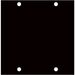 Middle Atlantic UCP Modular Blank Panel - Aluminium - Black - 3.1" Height x 3.4" Width x 0.1" Depth