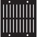 Middle Atlantic UCP Vent Panel - Steel - Black - 2U Rack Height - 3.5" Height x 3.1" Width