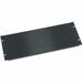Middle Atlantic 4RU Flanged Blank Aluminum Rack Panel - Black Brushed