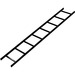 Middle Atlantic 6ft Cable Ladder - 12in Wide - Cable Ladder - Black - 1 Pack