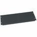 Middle Atlantic 4RU Flanged Blank Steel Rack Panel - Flat Black Powder Coat