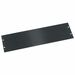 Middle Atlantic 3RU Blank Rack Panel - Anodized Aluminum - Aluminum - Black - 3U Rack Height