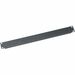 Middle Atlantic 1RU Flanged Blank Steel Rack Panel - Textured Black Powder Coat