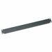 Middle Atlantic 1RU Blank Rack Panel - Textured & Flanged - 12 Pack - Steel - Black - 1U Rack Height - 12 Pack