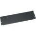 Middle Atlantic SB3 Flange Panel - Steel - Black - 3U Rack Height - 5.3" Height x 19" Width