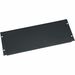 Middle Atlantic VTF Series 4RU Flanged Rack Vent Blank Panel - Perforated with 25% Open Area - Black - 7" Height x 19" Width