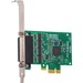 Brainboxes 4 Port RS232 PCI Express Serial Card - PCI Express x1 - 4 x DB-9 RS-232 - Serial, Via Cable (Optional) - Plug-in Card - TAA Compliant