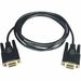 Eaton Tripp Lite Series Null Modem Serial DB9 Serial Cable (DB9 F/F), 10 ft. (3.05 m) - 10 ft - 1 x DB-9 Female Serial - 1 x DB-9 Female Serial - Shielding - Black