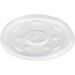 Dart Translucent Slotted Foam Cup Lids - Plastic - 1000 / Carton - Translucent