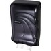 San Jamar Ultrafold Multifold Towel Dispenser - C Fold, Multifold, Touchless Dispenser - 450 x C Fold, 750 x Multifold - 18.7" Height x 11.7" Width x 6.3" Depth - Plastic - Black - Transparent, Touch-free, Durable, Impact Resistant - 1 Each