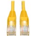 Tripp Lite 7ft Cat5e / Cat5 350MHz Snagless Patch Cable RJ45 M/M Yellow 7' - Category 5e - 7ft - 1 x RJ-45 Male Network - 1 x RJ-45 Network - Yellow