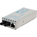 miConverter 10/100/1000 Gigabit Ethernet Fiber Media Converter RJ45 ST Multimode 550m - 1 x 10/100/1000BASE-T; 1 x 1000BASE-SX; DC Powered; Lifetime Warranty