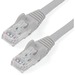 StarTech.com 3ft CAT6 Ethernet Cable - Gray Snagless Gigabit - 100W PoE UTP 650MHz Category 6 Patch Cord UL Certified Wiring/TIA - 3ft Gray CAT6 Ethernet cable delivers Multi Gigabit 1/2.5/5Gbps & 10Gbps up to 160ft - 650MHz - Fluke tested to ANSI/TIA-568