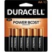 Duracell Coppertop Alkaline AA Battery - MN1500 - For Multipurpose - AA - 1.5 V DC - 10 / Pack