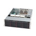Supermicro SuperChassis 836E16-R1200B Rackmount Enclosure - Rack-mountable - Black - 3U - 16 x Bay - 5 x Fan(s) Installed - 2 x 1200 W - EATX, ATX Motherboard Supported - 16 x External 3.5" Bay - 7x Slot(s) - 2 x USB(s)