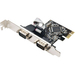SYBA Multimedia SD-PEX15022 2-port PCI Express Serial Adapter - Low-profile Plug-in Card - PCI Express x1 - PC