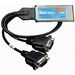 Brainboxes VX-034 2-port Multiport Serial Adapter - ExpressCard - 2 x DB-9 RS-422/485 - Serial, Via Cable - Plug-in Module