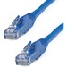 StarTech.com 100ft CAT6 Ethernet Cable - Blue Snagless Gigabit - 100W PoE UTP 650MHz Category 6 Patch Cord UL Certified Wiring/TIA - 100ft Blue CAT6 Ethernet cable delivers Multi Gigabit 1/2.5/5Gbps & 10Gbps up to 160ft - 650MHz - Fluke tested to ANSI/TIA