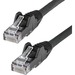 StarTech.com 35ft CAT6 Ethernet Cable - Black Snagless Gigabit - 100W PoE UTP 650MHz Category 6 Patch Cord UL Certified Wiring/TIA - 35ft Black CAT6 Ethernet cable delivers Multi Gigabit 1/2.5/5Gbps & 10Gbps up to 160ft - 650MHz - Fluke tested to ANSI/TIA