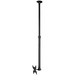 Atdec ceiling mount for medium display, long pole - Loads up to 55lb - Black - VESA 200x200 - Upgradeable - 360° display rotation - Adjustable drop length 35.4in to 70.8in - Quick display release, 20° tilt, pan, landscape/portrait - Advanced cable
