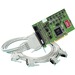 Brainboxes 4 Port RS422/485 PCI Serial Port Card With Opto Isolation - Universal PCI - 4 x DB-9 RS-422/485 - Serial, Via Cable - Plug-in Card - TAA Compliant