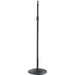 AtlasIED Heavy Duty Mic Stand w/Air Suspension - Ebony - 66" Height - Floor - Ebony, Chrome, Epoxy Coated - Cold Rolled Steel, Cast Iron