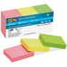 Redi-Tag Self-Stick Recycled Neon Notes - 400 x Neon Pink, 400 x Neon Green, 400 x Neon Yellow - 1.50" x 2" - Rectangle - 100 Sheets per Pad - Neon Pink, Neon Yellow, Neon Green - Self-stick, Solvent-free Adhesive, Water Based, Repositionable, Removable, 