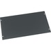 Middle Atlantic FEB Flat Blanking Panel - Steel - Black - 6U Rack Height - 10.5" Height x 19" Width