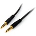 StarTech.com 3 ft Slim 3.5mm Stereo Audio Cable - M/M - Easily connect an iPod® or other MP3 player to a car stereo